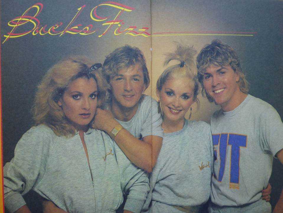 Bucks Fizz: They prompted a worldwide shortage of grey marl polyester cotton begin.